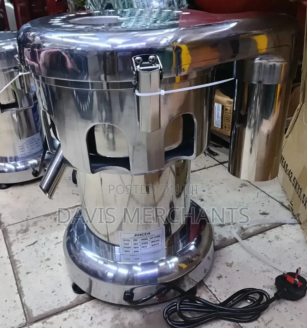 A2000 Commercial Juicer 20 KGS Carrots, Apples, Beetroots,gingers Etc.