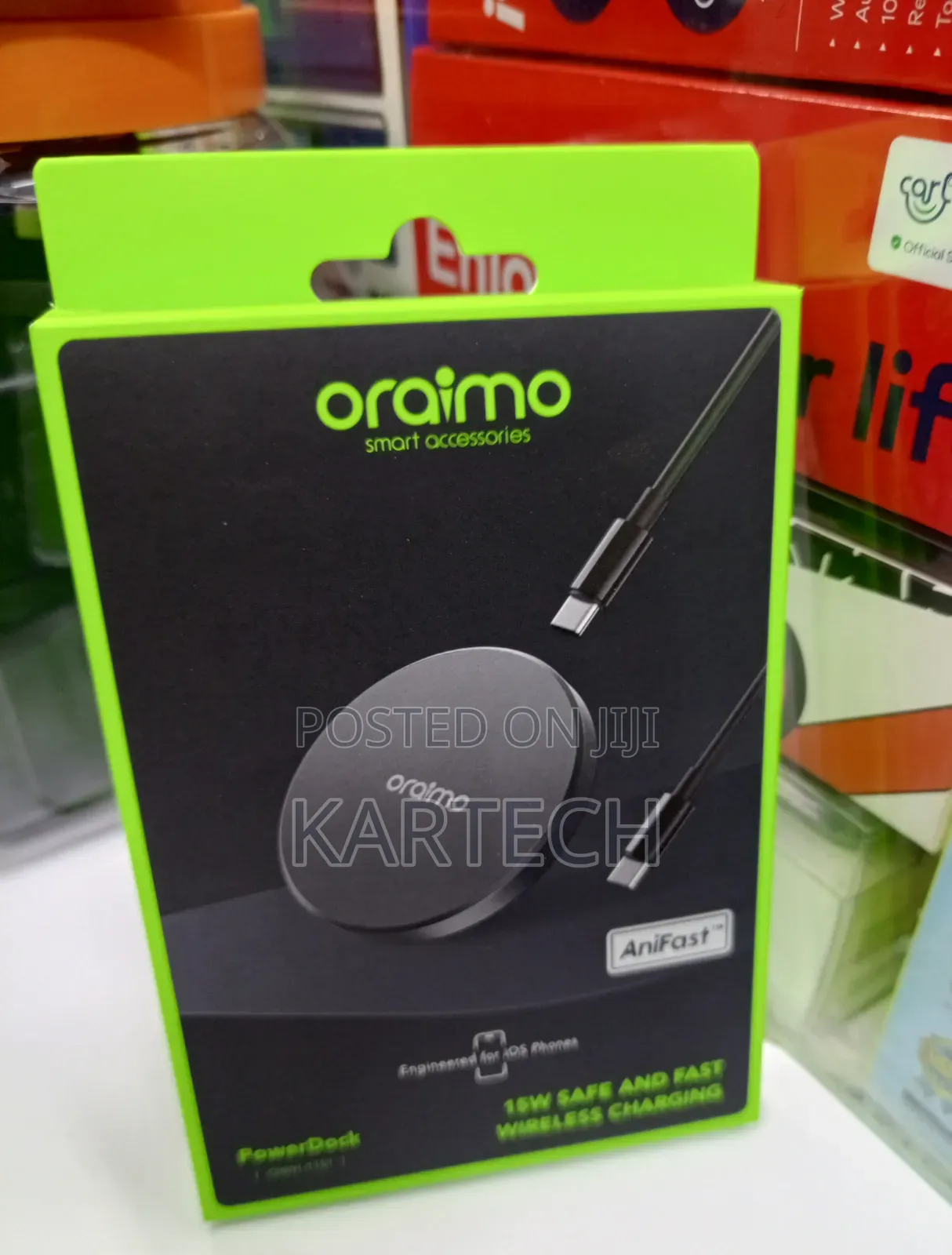 Oraimo PowerDock Wireless Charging Pad – 15W Fast Charging