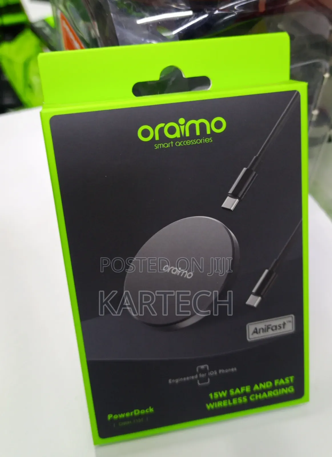 Oraimo PowerDock Wireless Charging Pad – 15W Fast Charging