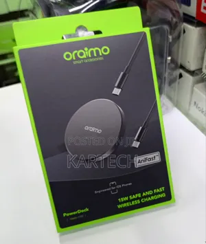 Oraimo Wireless Fast Charging Pad – 15W PowerDock