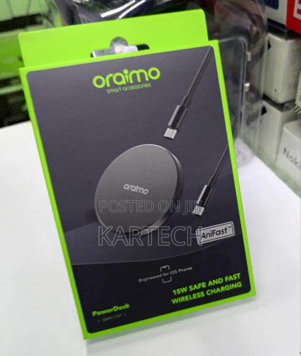 Oraimo Wireless Fast Charging Pad – 15W PowerDock