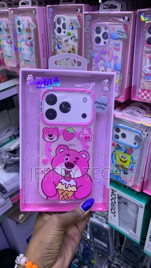 SpongeBob Cartoon Transparent Protective Case for iPhone 17 Pro Max