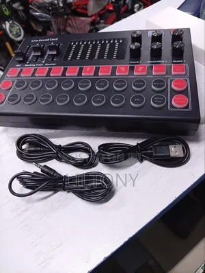 Live Sound Card for Three Microphone