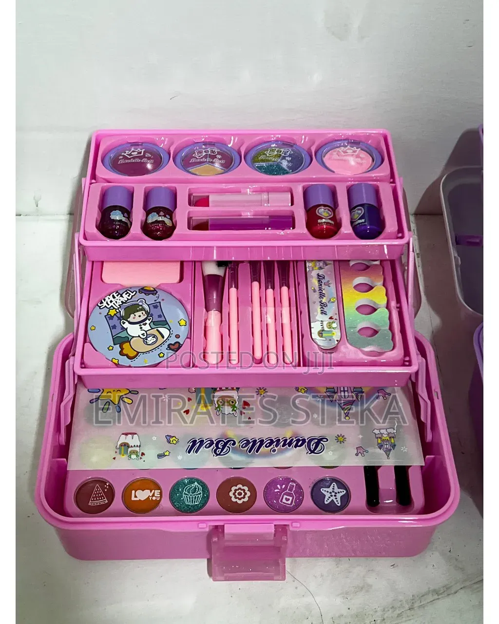 Girls Makeup Set Multilayer Kids Makeup Suitcase Toys Kit Gift