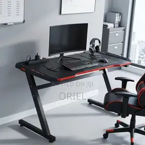 Home Office Gaming Desk With Light : Modern Gaming Desk