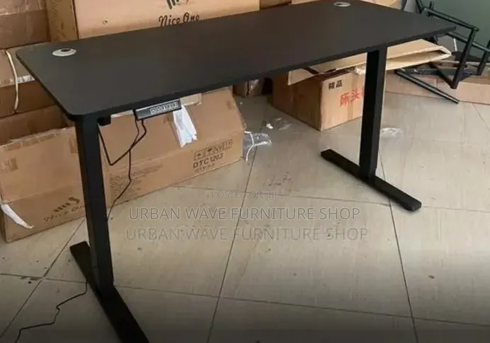 White and Black Electric ⚡ Study Desk