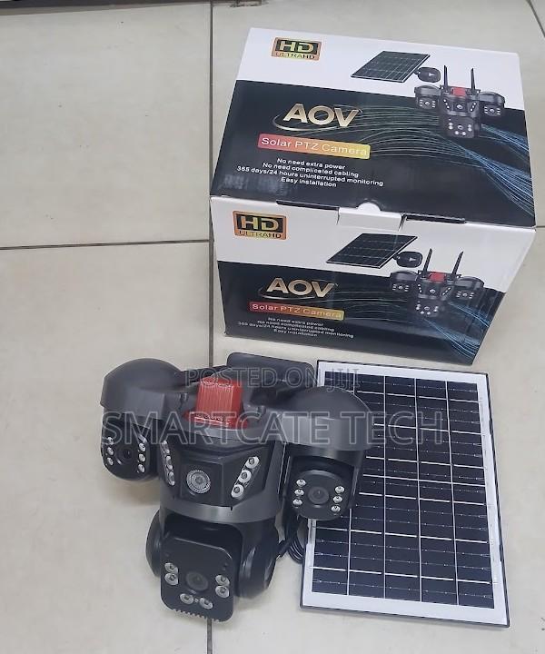 Aov Triple Lens Solar 4g Camera – V380 Hd PTZ CCTV