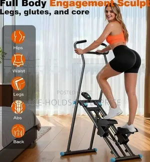 Stair Stepper Climber Stride Machine Home/ Gym - Adjustable Resistance