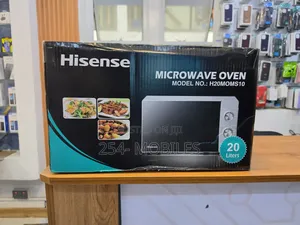 Hisense H20-Moms10 Mechanical Solo Microwave Oven, 20L - Silver