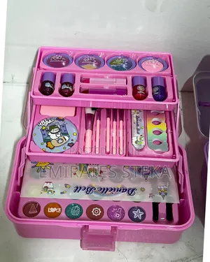 Non Toxic Kids Makeup Kit Toy – Washable Princess Cosmetic Set