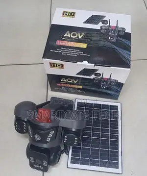 AOV 4G Solar Triple Lens V380 Camera – Smart CCTV Surveillance
