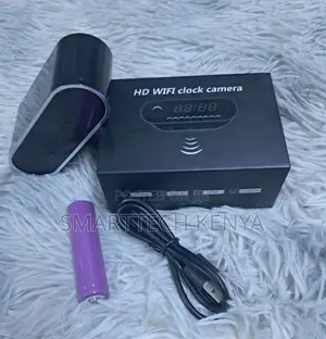 Home Security Wifi Alarm Table Clock Hidden Spy Camera