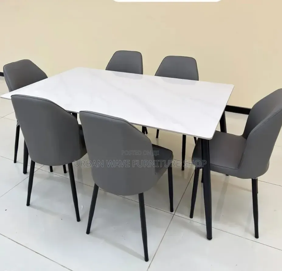 6seater Large Family Dining Table Set