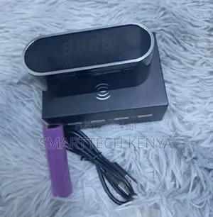 Table Clock Spy Indoor Wifi Camera Infrared Full Color Image