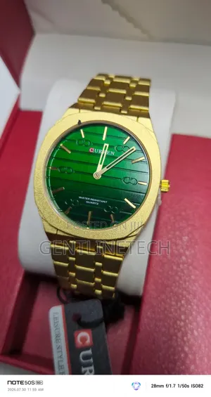 Current Green and Gold Watch