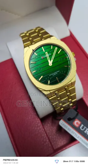 Current Green and Gold Watch