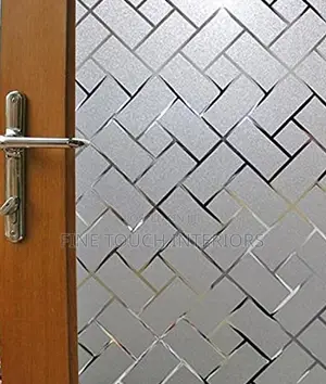 Frosted Glass Window Film – Self-Adhesive Privacy Film