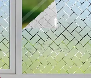 Frosted Glass Window Film – Self-Adhesive Privacy Film