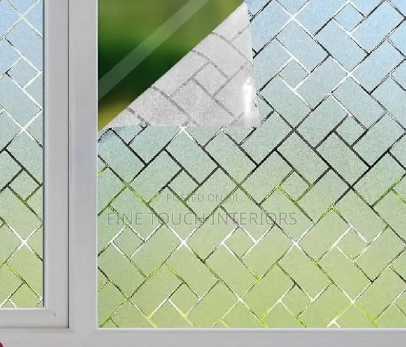 Frosted Glass Window Film – Self-Adhesive Privacy Film
