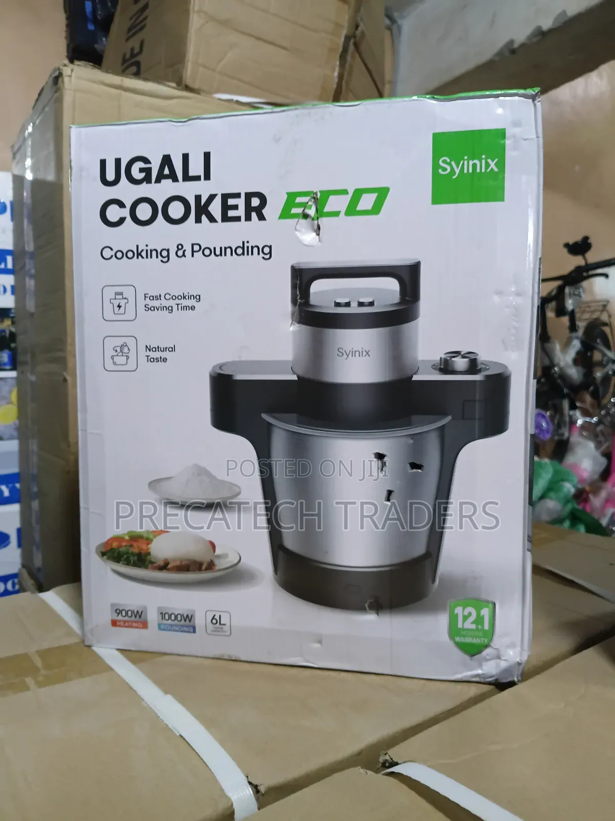 6L Synix Electric Ugali Cooker – Fast Cooking & Pounding