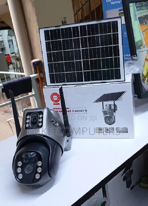 Colored Night Vision V380 PTZ Dual Lens 4g Solar