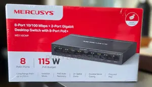MERCUSYS MS110CMP Desktop Switch With 8-Port PoE+