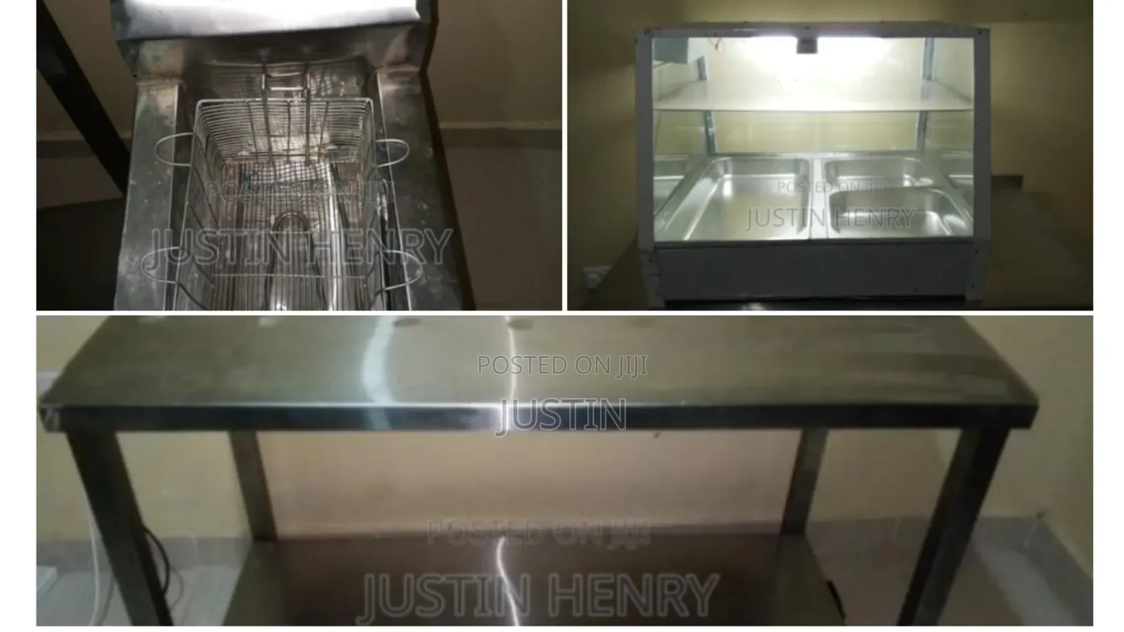 Display, Fryer, Working Table