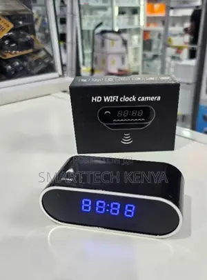 Clock Wifi Camera Hidden Spy Digital Table Clock-Compatible Devices