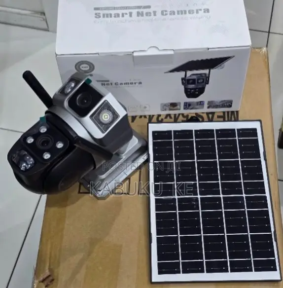 4G Dual-Lens V380 Solar PTZ Camera With Simcard Slot