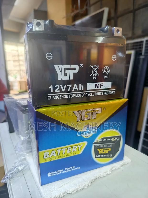 Ygp 12v 7ah Motorcycle Battery