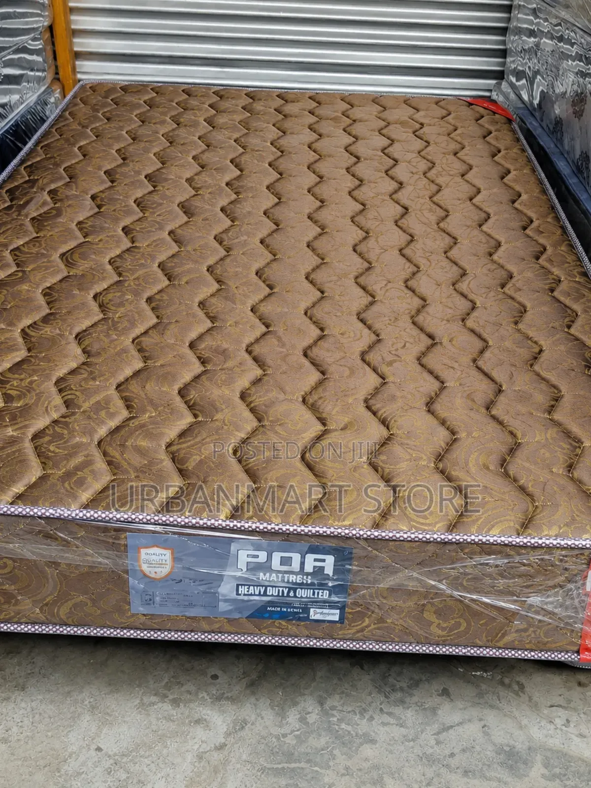 4×6 8-Inch Jumbo Johari Heavy Duty Quilted Foam Mattress High Density