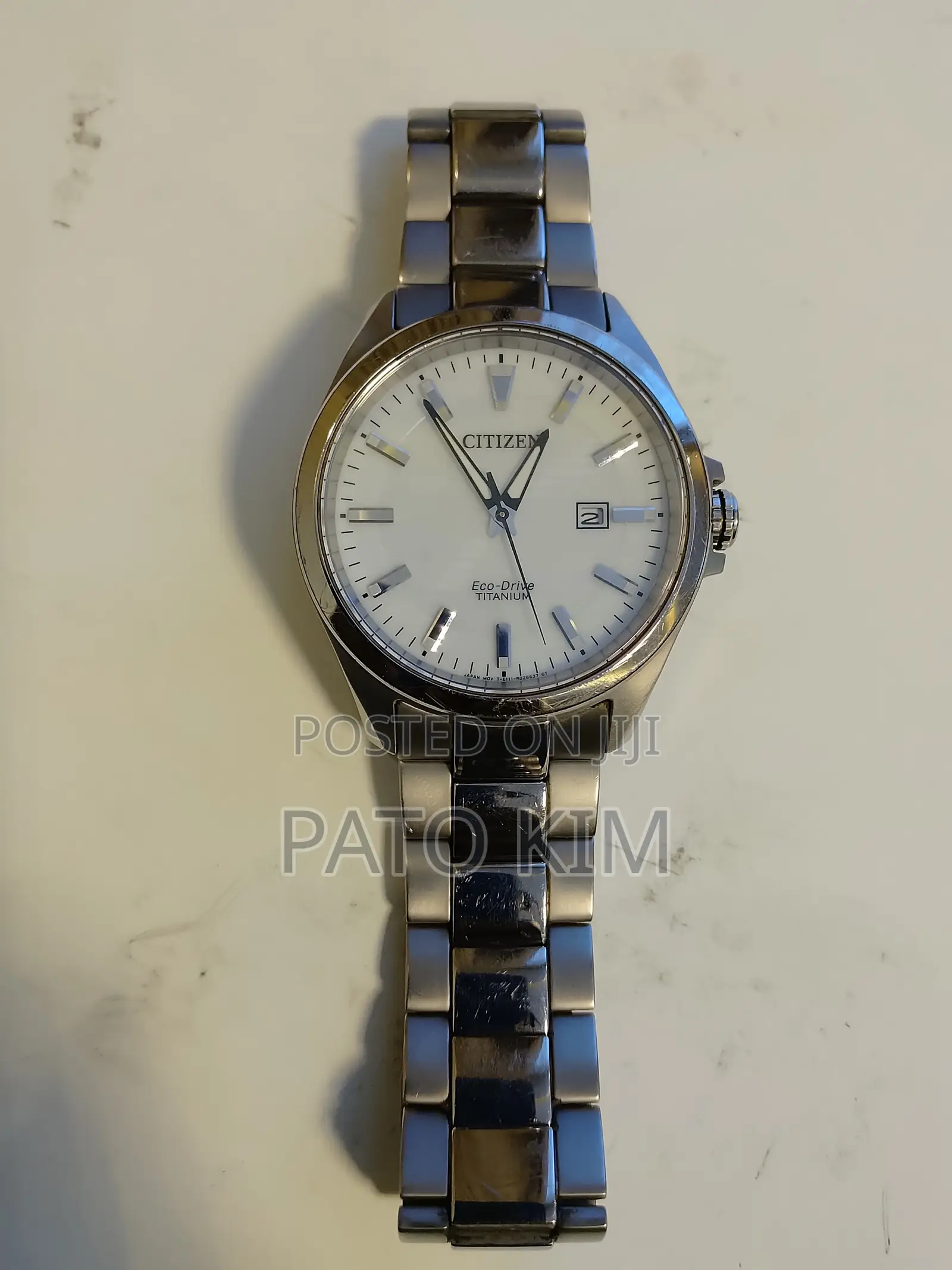 Original Citizen Eco-Drive Super Titanium From Germany BM7400+box+card