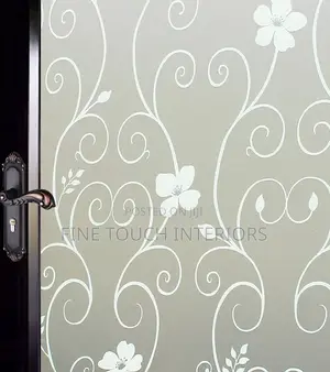 Decorative Frosted Window Film – Stylish Privacy Glass Sticker