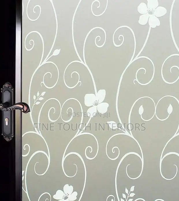 Decorative Frosted Window Film – Stylish Privacy Glass Sticker