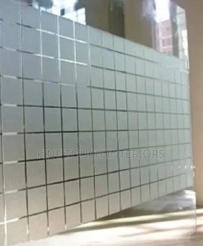 Decorative Frosted Window Film – Stylish Privacy Glass Sticker