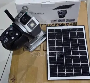 Wireless 4g Simcard Solar Powered CCTV Camera With Dual Lens