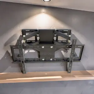 Flash Sale 40-70Kg 32"-85" Double Arm Tilting Swivel TV Wall Mounts