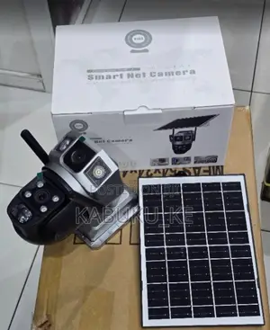 Wireless 4g Simcard Solar Powered CCTV Camera With Dual Lens