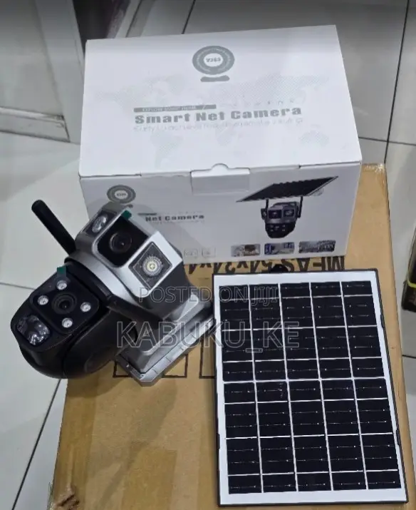 Wireless 4g Simcard Solar Powered CCTV Camera With Dual Lens