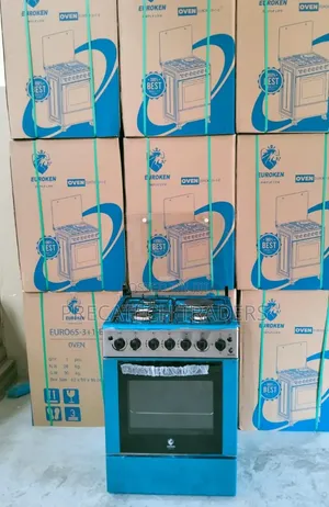 Euroken 3 Gas Burners + 1 Hot Plate Cooker 60x65