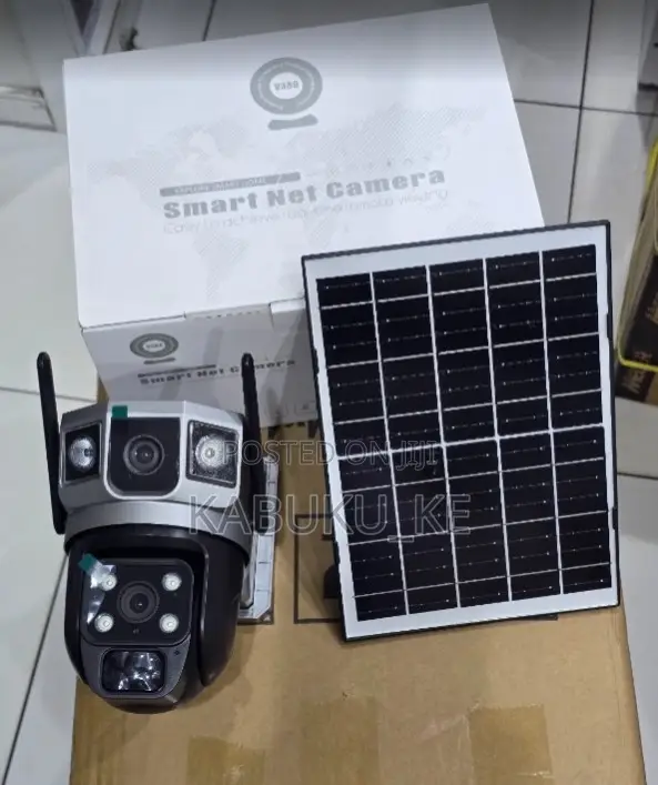 Dual Lens 4g Solar Powered CCTV Camera With