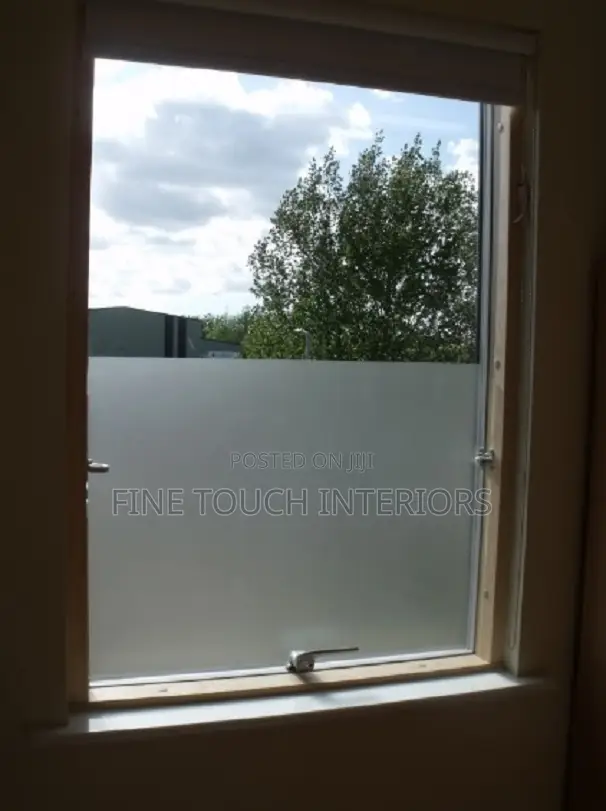 Bathroom Window Privacy Film – Frosted Glass Sticker
