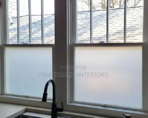Bathroom Window Privacy Film – Frosted Glass Sticker