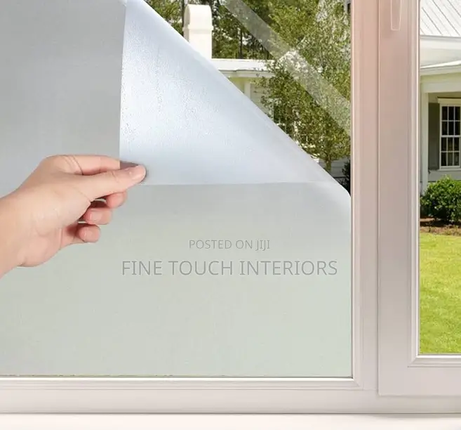 Frosted Glass Sticker – Window Privacy Film for Home & Office