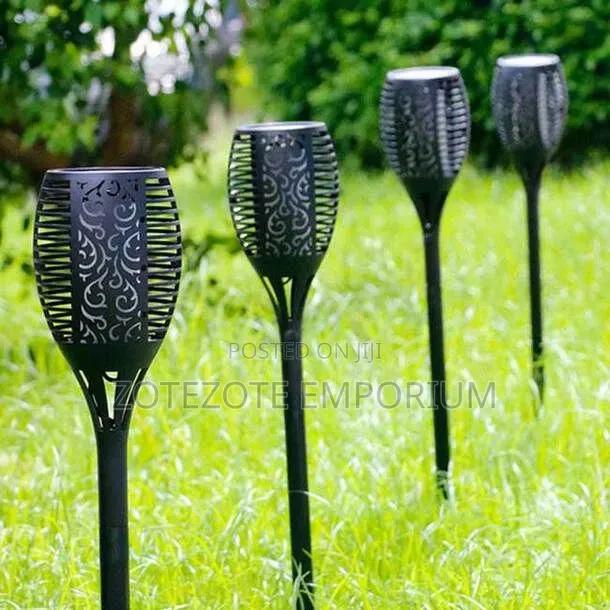 6 Pieces LED Solar Flame lamp.set of 6