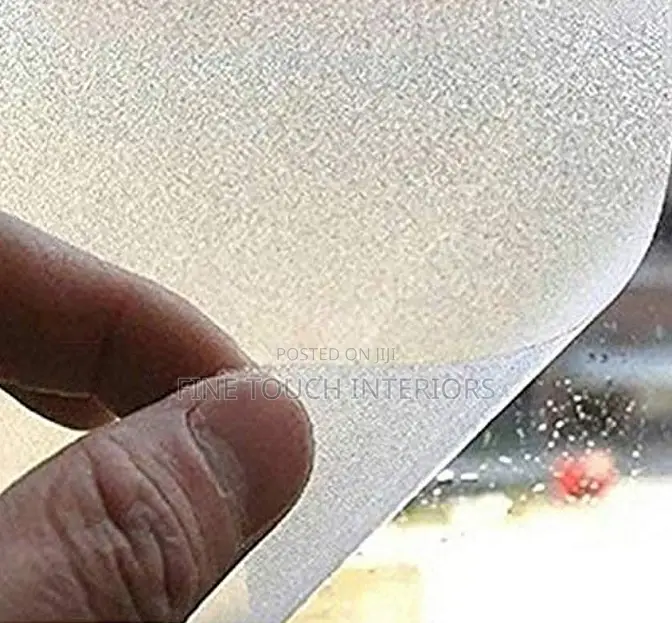 Modern Frosted Window Film – Elegant Glass Privacy Sticker