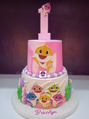 Baby Shark Birthday Cakes – Custom Designs