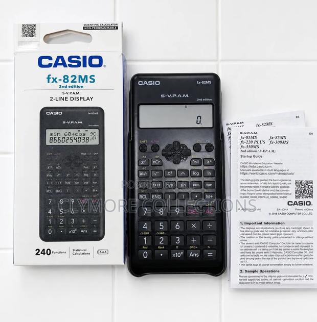 Authentic Casio Scientific Calculator Advanced Functions & Display