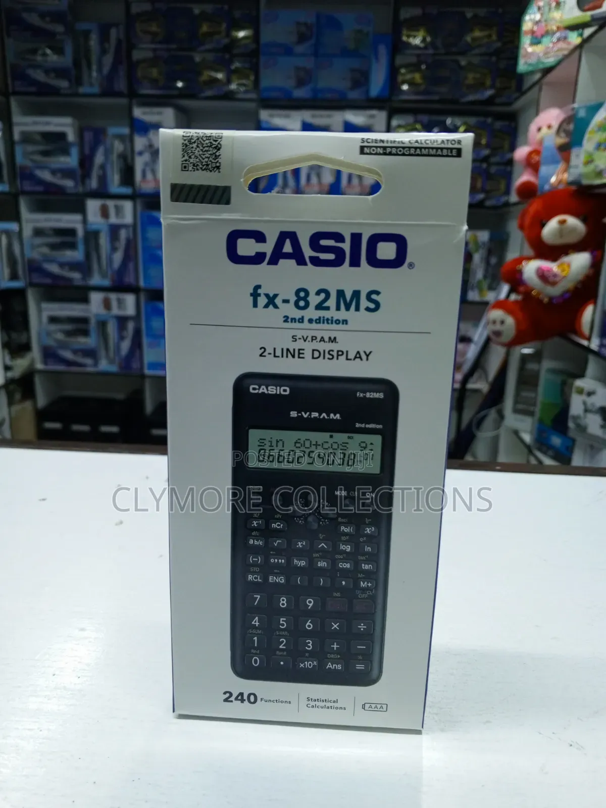 Authentic Casio Scientific Calculator Advanced Functions & Display