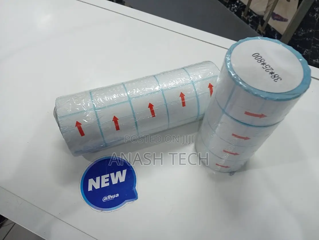 38*25 White Label Sticker Paper Adhesive Printable Sheets